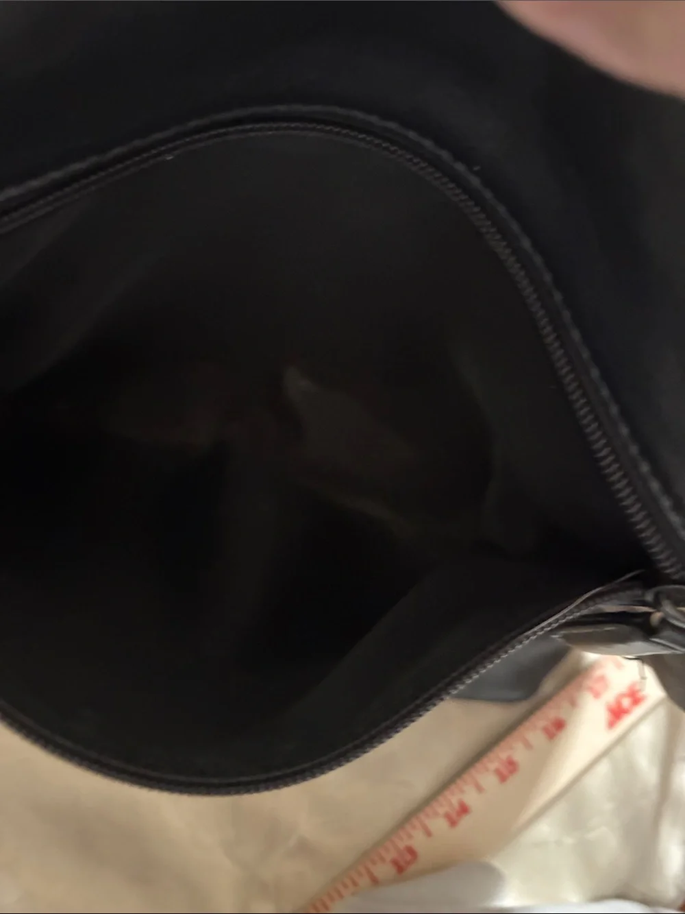 Tignanello Black Leather Crossbody Messenger Bag